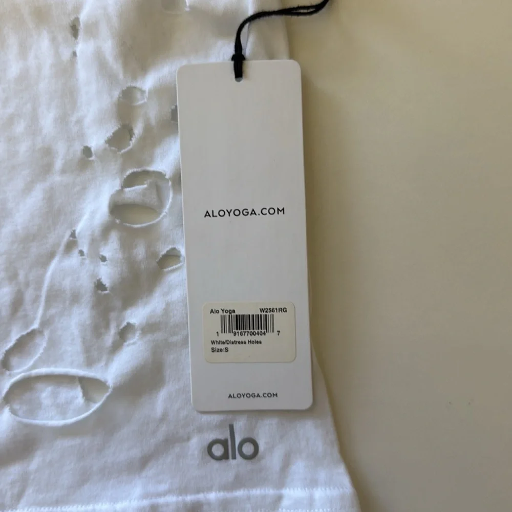 ALO Yoga Harley Distressed Muscle Tank